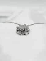 گردنبد گل نگین دار برند Stainless Steel