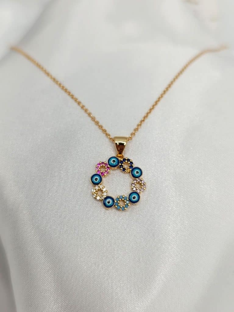 گردنبد چشم زخم دایره ای برند YSX