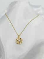 گردنبد فرفره ای نگین دار برند Stainless Steel