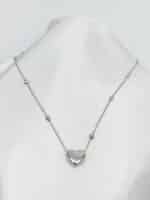 گردنبد نقره ای قلب برند Stainless Steel