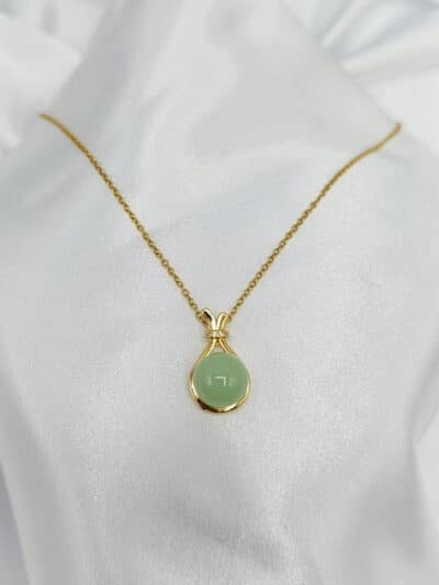 گردنبد نگین دار برند Stainless Steel