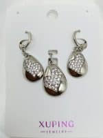 نیم ست زنانه ژوپینگ اشکی شکل بدون زنجیر کد 212