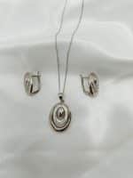 نیم ست زنانه ژوپینگ بیضی شکل بدون زنجیر کد 213