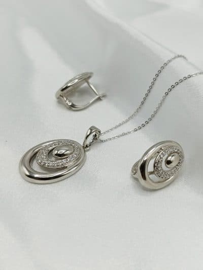 نیم ست زنانه ژوپینگ بیضی شکل بدون زنجیر کد 213