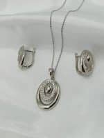 نیم ست زنانه ژوپینگ بیضی شکل بدون زنجیر کد 213