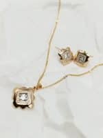 نیم ست ژوپینگ زنانه طلایی بدون زنجیر