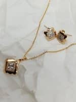 نیم ست ژوپینگ زنانه طلایی بدون زنجیر