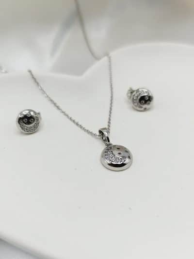 نیم ست زنانه ژوپینگ دایره ای با هلال ماه و ستاره کد 216