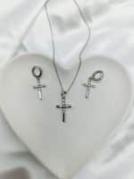 نیم ست زنانه ژوپینگ صلیبی شکل کد 205