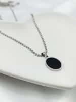 پلاک و زنجیر (گردنبد) ساده مردانه و زنانه ژوپینگ کد 281