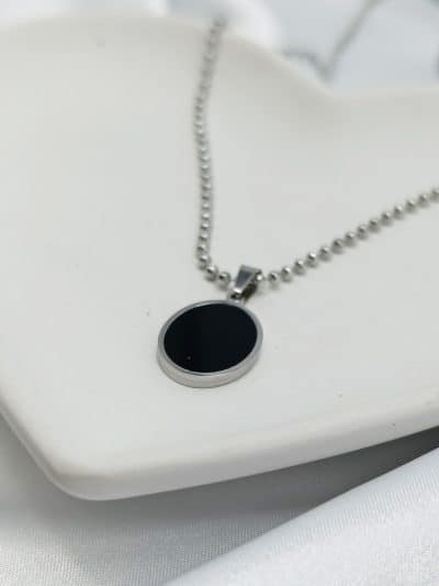 پلاک و زنجیر (گردنبد) ساده مردانه و زنانه ژوپینگ کد 281