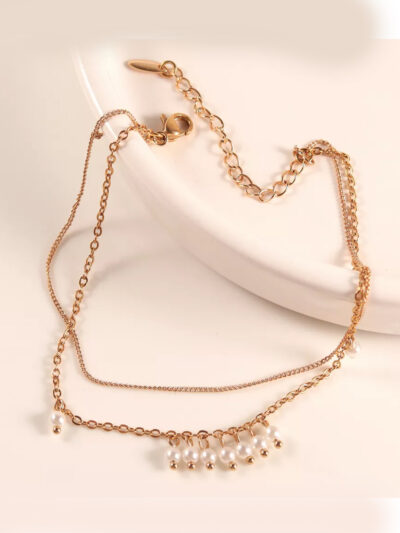 پابند مرواریدی طلایی ژوپینگ کد 511