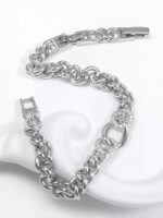 دستبند زنانه نقره ای برند ژوپینگ کد 521