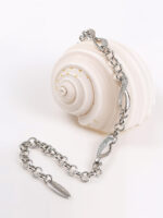 دستبند ژوپینگ نقره ای کد 523